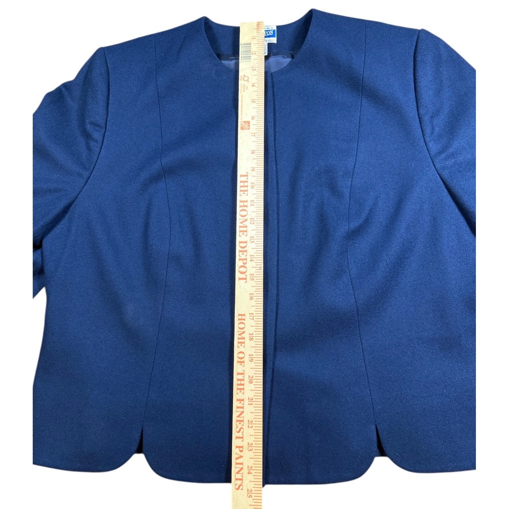 Pendleton Plus Navy Blue Wool Blazer Jacket 18w C… - image 6